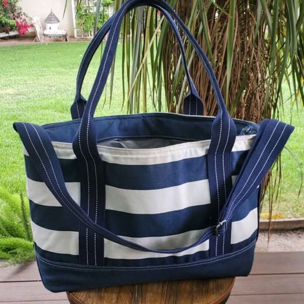 Pottery Barn Kids Striped Cooler Tote Mark and Graham READ